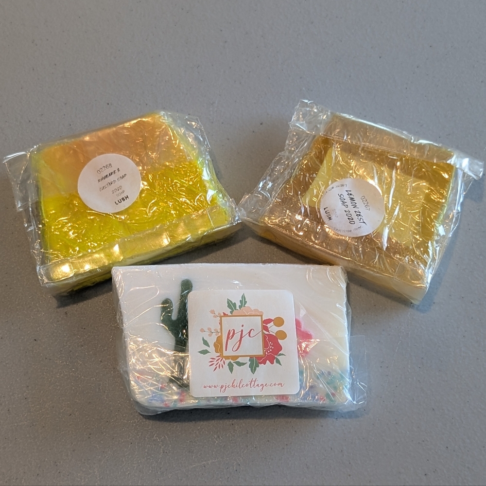 Soap Bundle, Set of 3, 2 Lush, One Mystery - Picture 2 of 3